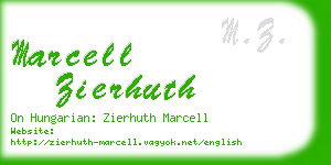 marcell zierhuth business card